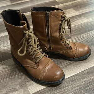 Steve Madden Troopa 2.0 Leather Boots